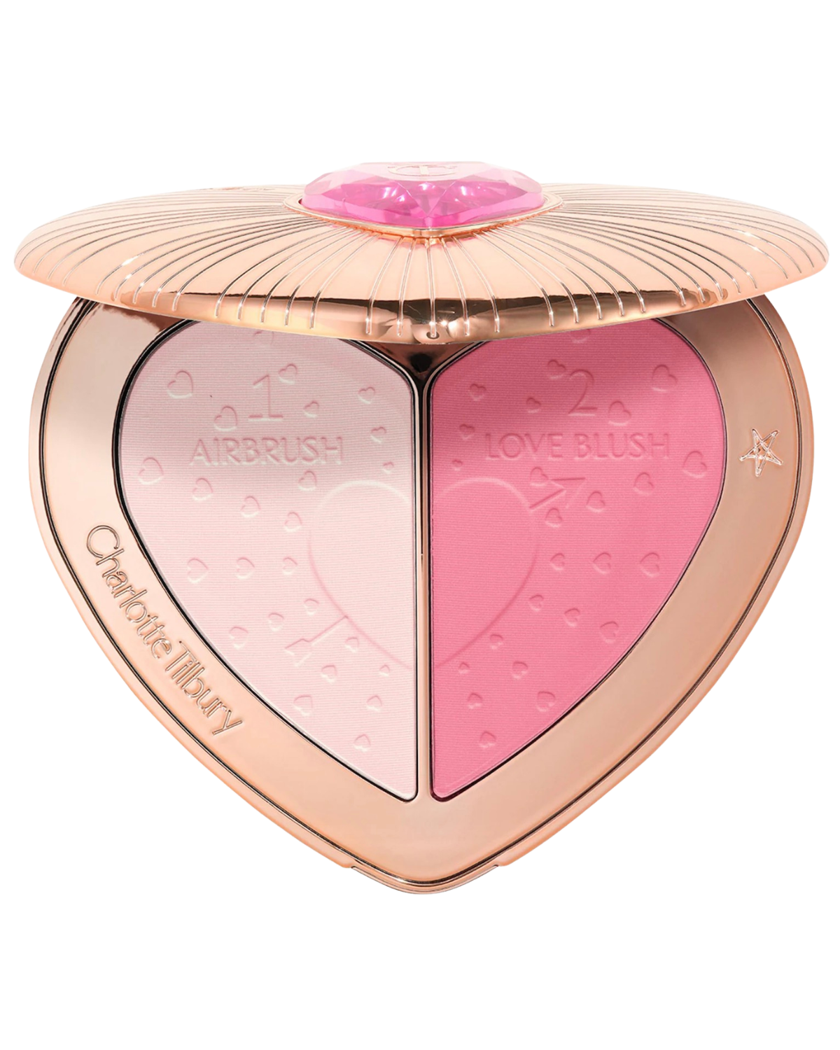 Pillow Talk Beauty Soulmates Airbrush Flawless Finish Brightening and Blush Powder Palette