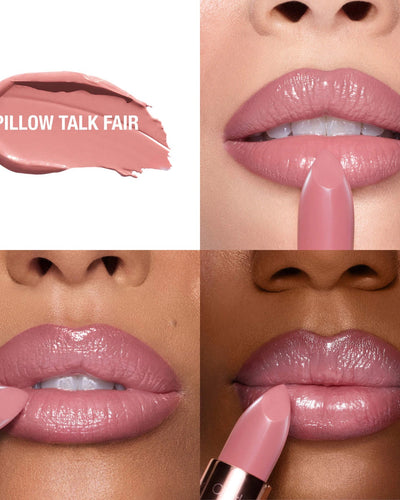 Kissing Satin Shine Lipstick in Pillowtalk Fair Mini