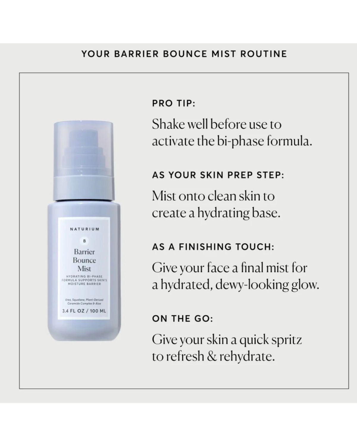 Barrier Bounce Bi-Phase Mist