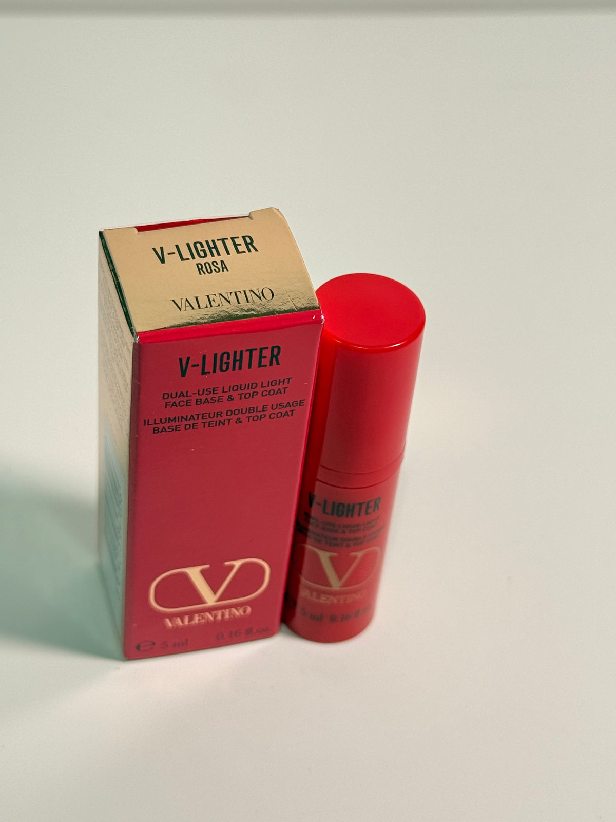 V-Lighter Illuminating Face Primer and Highlighter with Hyaluronic Acid in ROSA
