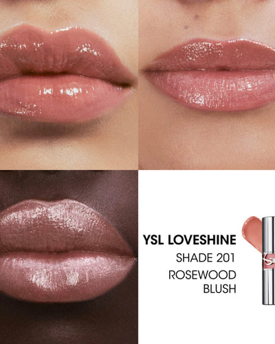 Loveshine Deluxe Mini Lip Oil in 201 Rosewood Blush