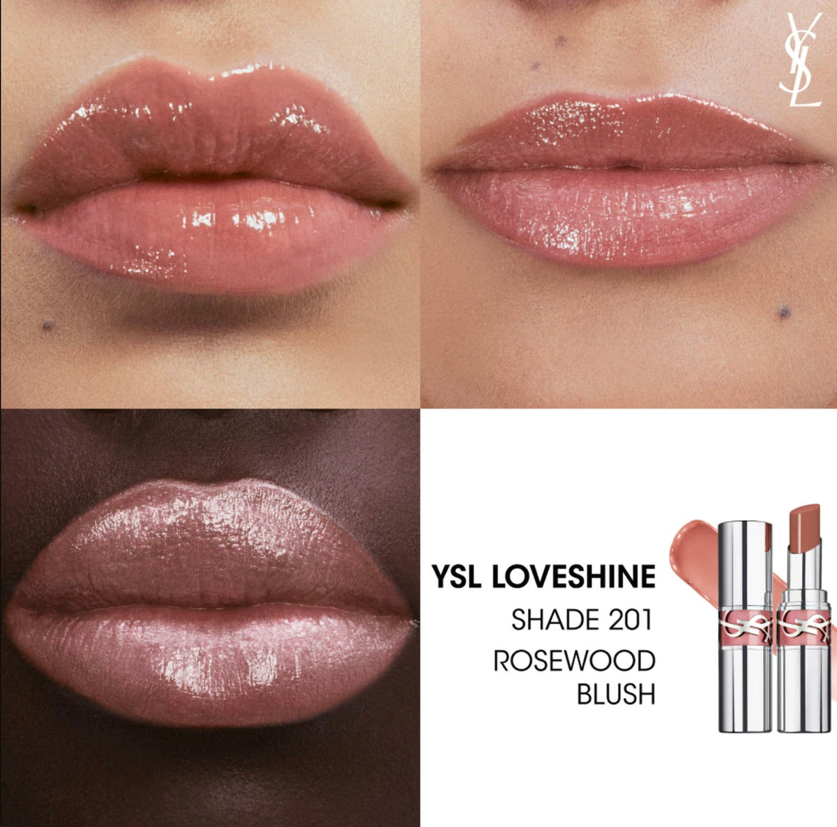 Loveshine Deluxe Mini Lip Oil in 201 Rosewood Blush