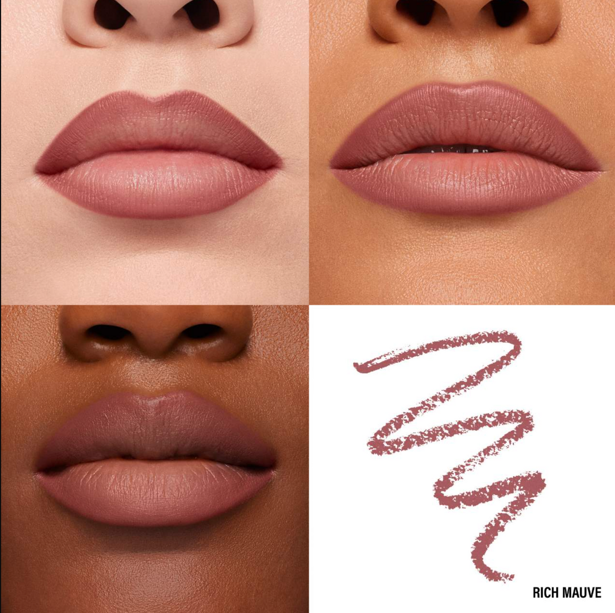 Lip Pencil in Rich Mauve & Plumping Lip Serum in Rosewood Glow